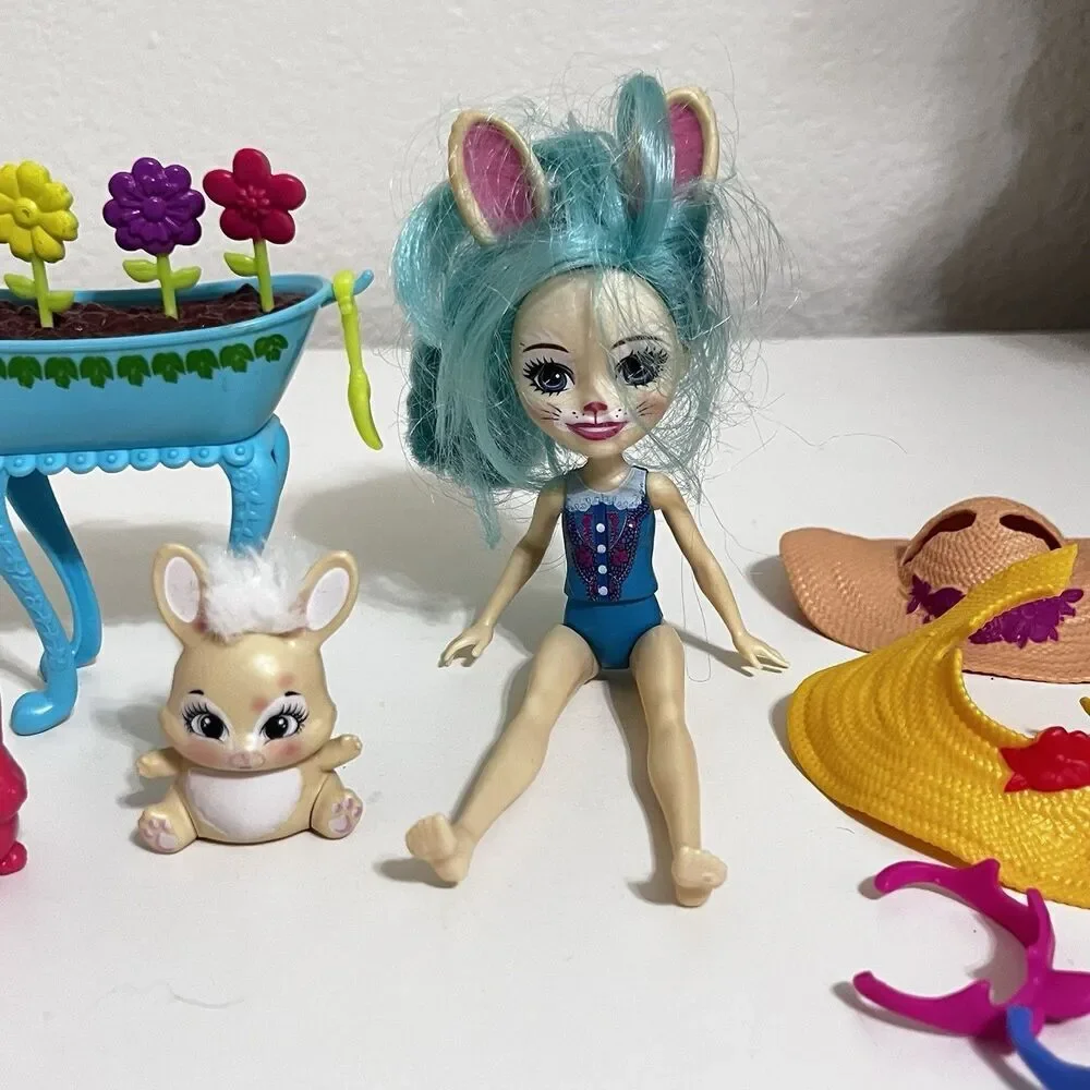 Mattel Enchantimals Dolls Animals Accessories Lot Deer Elephant Owl Bear Bunny